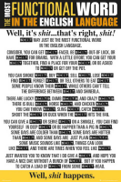 Motivational - Poster - Functional Word - Shit