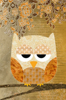 Sweet Owl - Poster - Antique