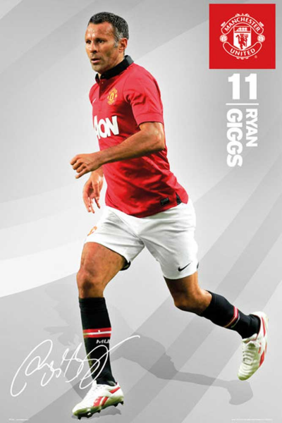 Fußball - Poster - Manchester United - Giggs 13/14