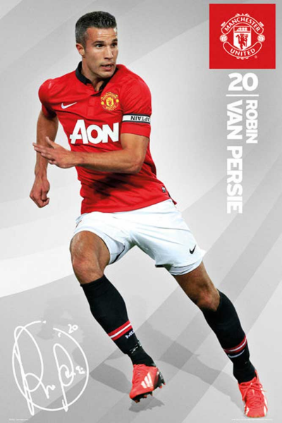 Fußball - Poster - Manchester United - Van Persie 13/ 14