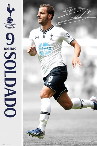 Fußball - Poster - Tottenham Hotspur - Soldado 13/14