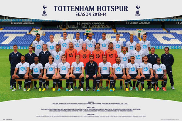 Fußball - Poster - Tottenham Hotspur - Team Photo 13/14