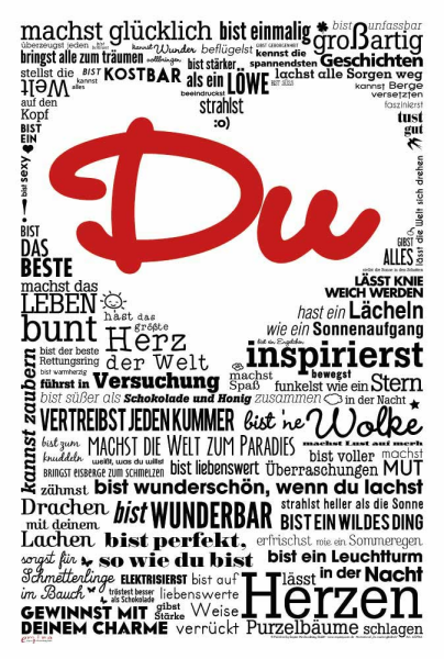 Motivational - Poster - Du machst glücklich