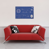 Star Wars - Poster - Imperial fleet blueprint