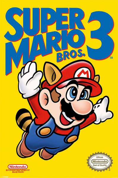 Nintendo - Poster - Mario 3 - NES Cover