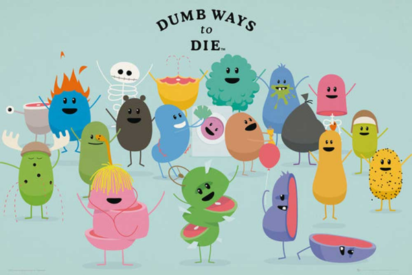 Dumb Ways To Die - Poster - Characters