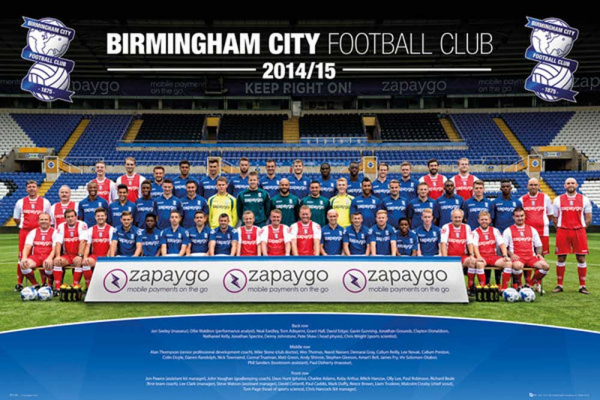 Fußball - Poster - Birmingham City - Team Photo 14/15