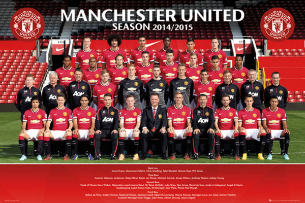 Fußball - Poster - Manchester United - Team Photo 14/15
