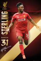 Fußball - Poster - Liverpool - Sterling 14/15