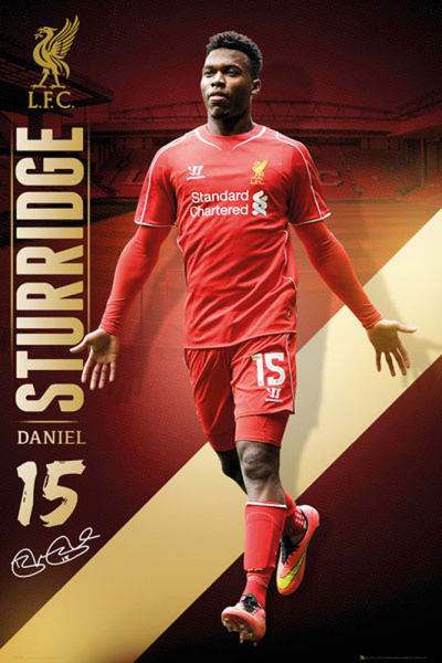Fußball - Poster - Liverpool - Sturridge 14/15