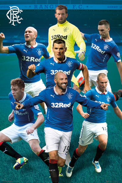 Fußball - Poster - Rangers - Players 14/15