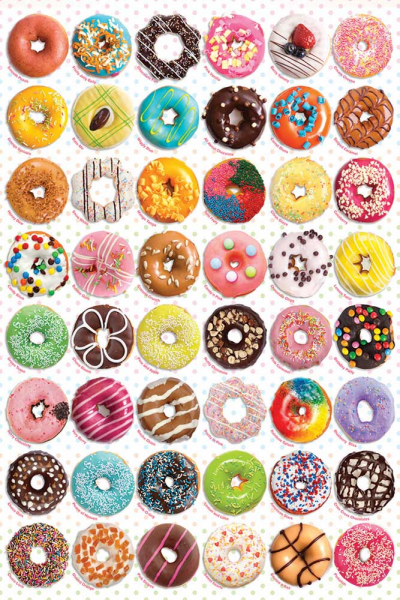 Cupcakes - Poster - Donuts Tops