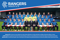 Fußball - Poster - Rangers - Team Photo 14/15