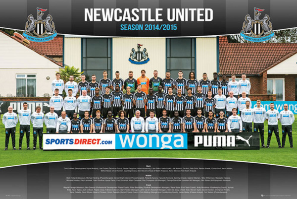 Fußball - Poster - Newcastle United - Team Photo 14/15