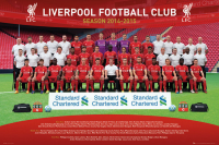 Fußball - Poster - Liverpool - Team Photo 14/15