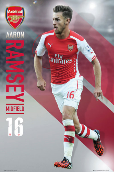 Fußball - Poster - Arsenal - Ramsey 14/15