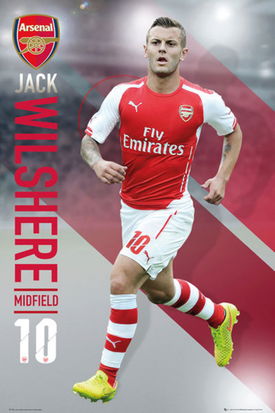 Fußball - Poster - Arsenal - Wilshere 14/15