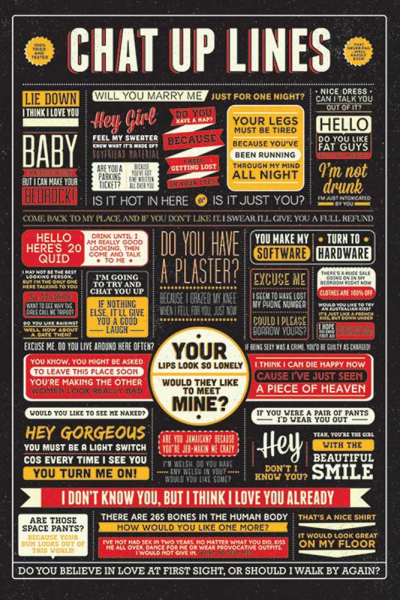 Fun - Poster - Chat Up Lines