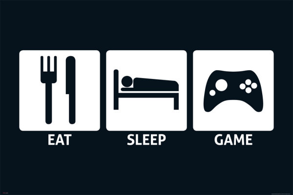 Eat, Sleep - Poster - Game