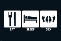 Eat, Sleep - Poster - Sex