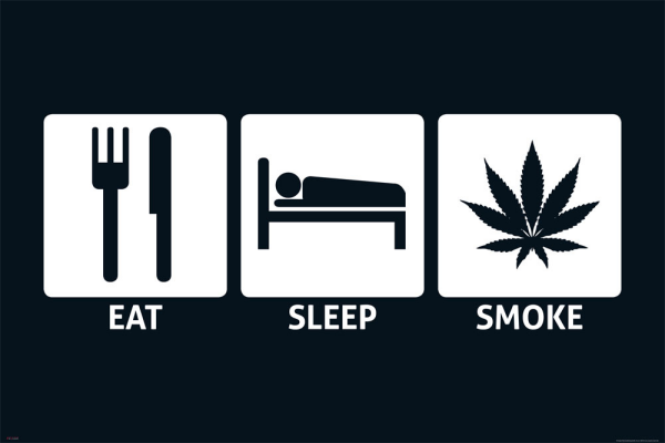 Eat, Sleep - Poster - Smoke