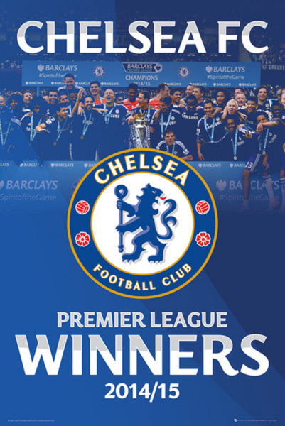 Fußball - Poster - Chelsea - Premier League Winners 14/15