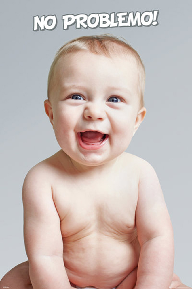 Fun - Poster - Baby No Problemo, 16,98