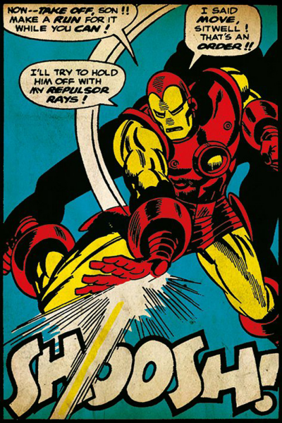 Iron Man - Poster - Shoosh Retro