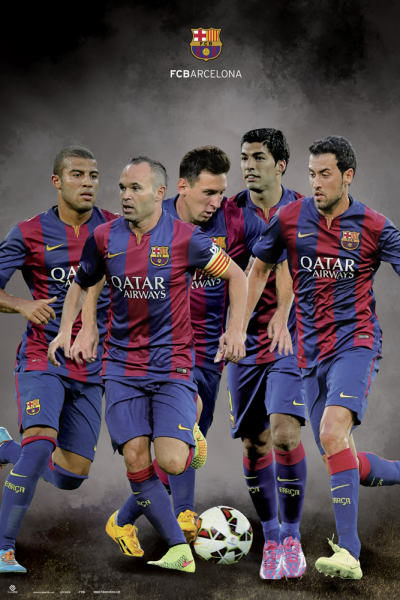 FC Barcelona - Poster - Varios Jugadores 2014/2015 V 2