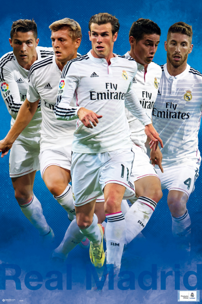 Real Madrid - Poster - Varios Jugadores 2014/2015
