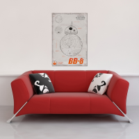 Star Wars - Poster - EP7 Astro Droid BB8