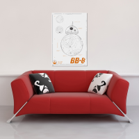 Star Wars - Poster - EP7 BB-8