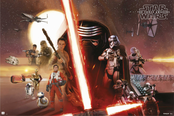 Star Wars - Poster - EP7 All Characters
