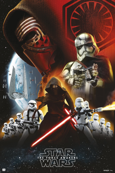 Star Wars - Poster - EP7 Empire Black