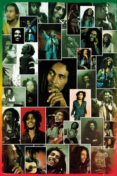 Marley, Bob - Poster - Photo Collage