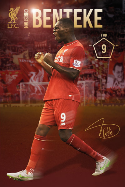 Liverpool FC - Poster - Christian Benteke