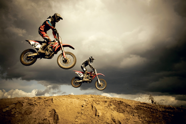 Motorcycles - Poster - Motocross - Big Air