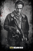 Walking Dead - Poster - Rick Black and White