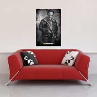 Walking Dead - Poster - Rick Black and White