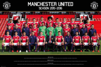 Manchester United  - Poster - Fußball - Team Photo...