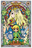 Legend of Zelda, The - Poster - Stained Glass