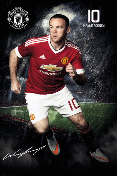 Manchester United - Poster - Wayne Rooney 15/16