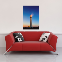 Leuchtturm - Poster - Sternenhimmel