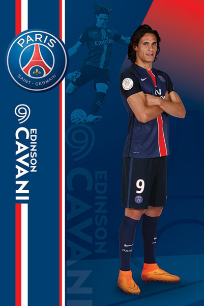 Paris Saint Germain - Poster - Edinson Carvani