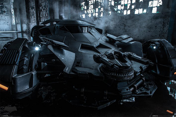 Batman vs Superman - Poster - Batmobile