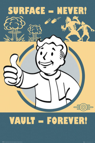 Fallout 4 - Poster - Vault Forever