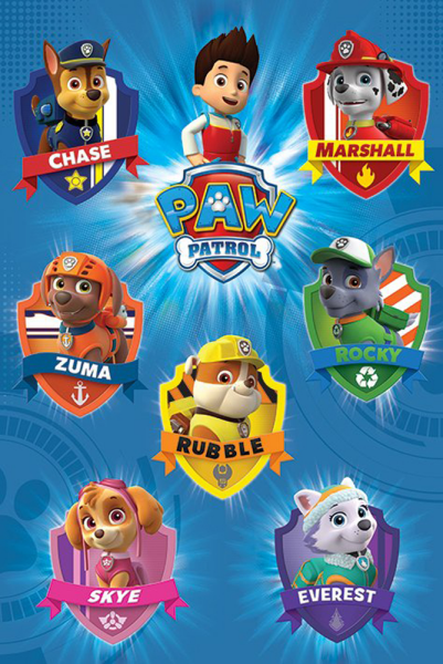 Paw Patrol - Poster - Crests