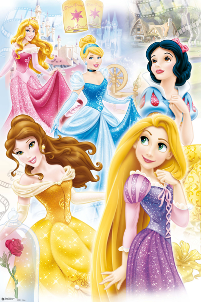 Disney - Poster - Prinzessinnen Gruppe