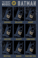 Dc Originals - Poster - The Many Moods Of Batman