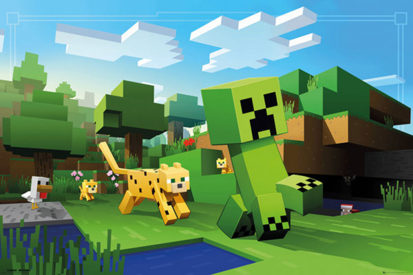 Minecraft - Poster - Ocelot Chase